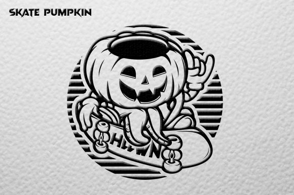 Download Pumpkin Skate Vector Graphic - Vector graphic Collection