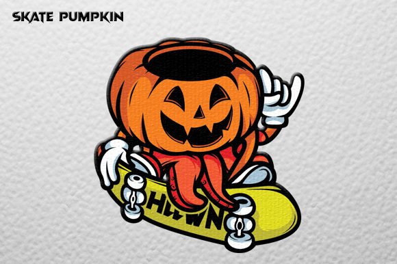 Download Pumpkin Skate Vector Graphic - Vector graphic Collection