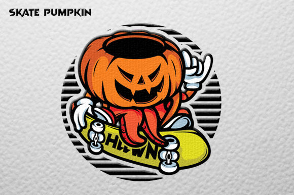 Download Pumpkin Skate Vector Graphic - Vector graphic Collection