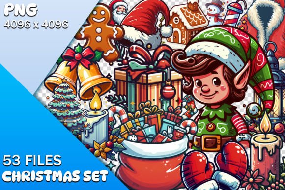 Download Charming Christmas Vector Illustrations - Christmas Collection