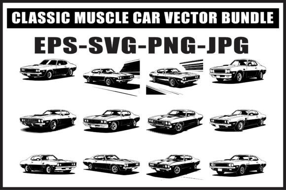 Download Classic Muscle Car SVG Bundle - Car svg Collection