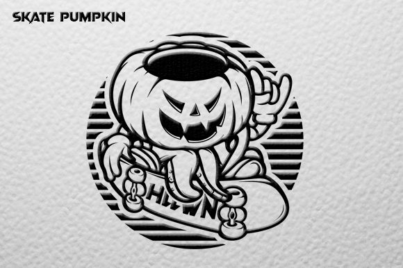 Download Pumpkin Skate Vector Graphic - Vector graphic Collection
