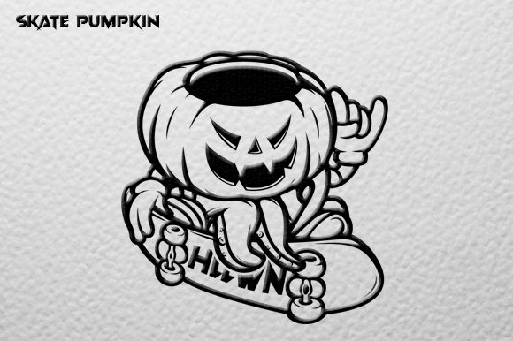 Download Pumpkin Skate Vector Graphic - Vector graphic Collection