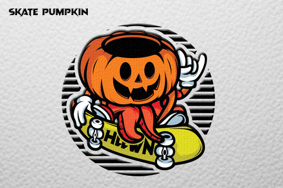 Download Pumpkin Skate Vector Graphic - Vector graphic Collection