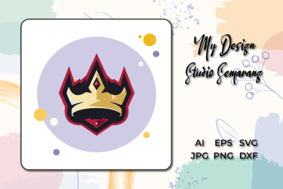 Download Logo E-sport Circle Buble Style Crown - Style Collection