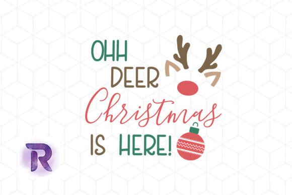 Download Ohh Deer, Christmas Cheer Reindeer PNG - Christmas Collection